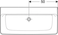 Geberit Renova Plan Waschtisch 501709001 100x48cm, Ohne Hahnloch, Ohne Überlauf, Weiß -VIEGA Verkäufe Geberit Renova Plan Waschtisch 501709001 100x48cm ohne Hahnloch ohne Ueberlauf weiss 3