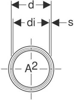Geberit Silent PP Rohr 390300141 DN 70, 150 Mm, Mit Muffe, Schalloptimiert -VIEGA Verkäufe Geberit Silent PP Rohr 390300141 DN 70 150 mm mit Muffe schalloptimiert 2