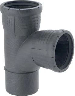 Geberit Silent Pro Bogenabzweig 393555141 DN 100/100, 87,5°, Hochschalldämmend, Innenradius