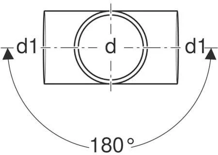 Geberit Silent Db20 Bogenabzweig 310102141 DN 100, 2-fach, 88,5Grad, Mit Innenradius 2 Geberit Silent Db20 Bogenabzweig 310102141 DN 100, 2-fach, 88,5Grad, Mit Innenradius – Bild 2