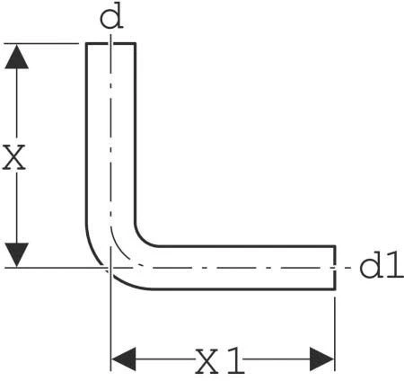 Geberit Spülbogenset 115367111 90Grad, Mit Staueinsatz Und Reduktion, Weiß 2 Geberit Spülbogenset 115367111 90Grad, Mit Staueinsatz Und Reduktion, Weiß – Bild 2