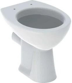 Geberit Stand-Flachspül-WC Renova Weiß, 6 L, Abgang Horizontal