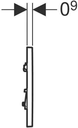 Geberit Urinalsteuerung Typ 30 116017KL1 Pneumatisch, Weiß/mattchrom 3 Geberit Urinalsteuerung Typ 30 116017KL1 Pneumatisch, Weiß/mattchrom – Bild 3