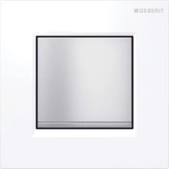 Geberit Urinalsteuerung Typ 30 116017KL1 Pneumatisch, Weiß/mattchrom