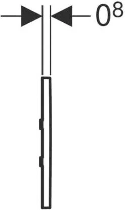 Geberit Urinalsteuerung Typ 30 116037KN1 Infrarot/Batterie, Seidenglanz-verchromt -VIEGA Verkäufe Geberit Urinalsteuerung Typ 30 116037KN1 Infrarot Batterie seidenglanz verchromt 2