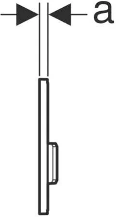 Geberit Urinalsteuerung Typ 50 116016115 Weiss/chrom, Pneumatisch -VIEGA Verkäufe Geberit Urinalsteuerung Typ 50 116016115 weiss chrom pneumatisch 2