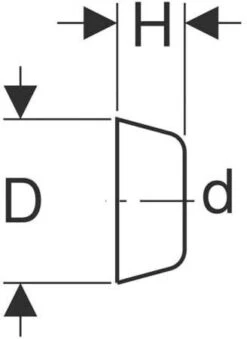Geberit Wandrosette 241508111 Weiß-alpin, D= 40/85mm, H 37mm, Tief, Kunststoff, Weiß -VIEGA Verkäufe Geberit Wandrosette 241508111 weiss alpin d 40 85mm H 37mm tief Kunststoff weiss 2