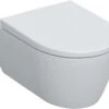Geberit ICon WC-Set Wand-Tiefspül-WC 501664008 36x53cm, Geschlossene Form, Rimfree, Mit WC-Sitz, Weiß KeraTect