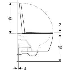 Geberit ICon WC-Set Wand-Tiefspül-WC 501664008 36x53cm, Geschlossene Form, Rimfree, Mit WC-Sitz, Weiß KeraTect -VIEGA Verkäufe Geberit iCon WC Set Wand Tiefspuel WC 501664008 36x53cm geschlossene Form rimfree mit WC Sitz weiss KeraTect 2