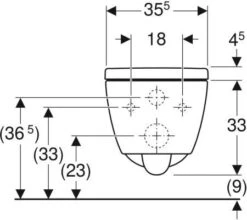 Geberit ICon WC-Set Wand-Tiefspül-WC 501664008 36x53cm, Geschlossene Form, Rimfree, Mit WC-Sitz, Weiß KeraTect -VIEGA Verkäufe Geberit iCon WC Set Wand Tiefspuel WC 501664008 36x53cm geschlossene Form rimfree mit WC Sitz weiss KeraTect 3
