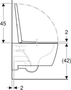 Geberit ICon WC-Set Wand-Tiefspül-WC 501664008 36x53cm, Geschlossene Form, Rimfree, Mit WC-Sitz, Weiß KeraTect -VIEGA Verkäufe Geberit iCon WC Set Wand Tiefspuel WC 501664008 36x53cm geschlossene Form rimfree mit WC Sitz weiss KeraTect 4