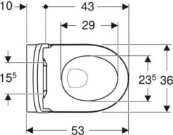 Geberit ICon WC-Set Wand-Tiefspül-WC 501664008 36x53cm, Geschlossene Form, Rimfree, Mit WC-Sitz, Weiß KeraTect -VIEGA Verkäufe Geberit iCon WC Set Wand Tiefspuel WC 501664008 36x53cm geschlossene Form rimfree mit WC Sitz weiss KeraTect 5