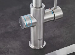 Grohe Blue Home Küchenarmatur 31454DC1 Supersteel, L-Auslauf, Starter Kit -VIEGA Verkäufe Grohe Blue Home Kuechenarmatur 31454DC1 supersteel L Auslauf Starter Kit 3