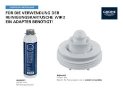 Grohe Blue Home Küchenarmatur 31454DC1 Supersteel, L-Auslauf, Starter Kit -VIEGA Verkäufe Grohe Blue Home Kuechenarmatur 31454DC1 supersteel L Auslauf Starter Kit 9