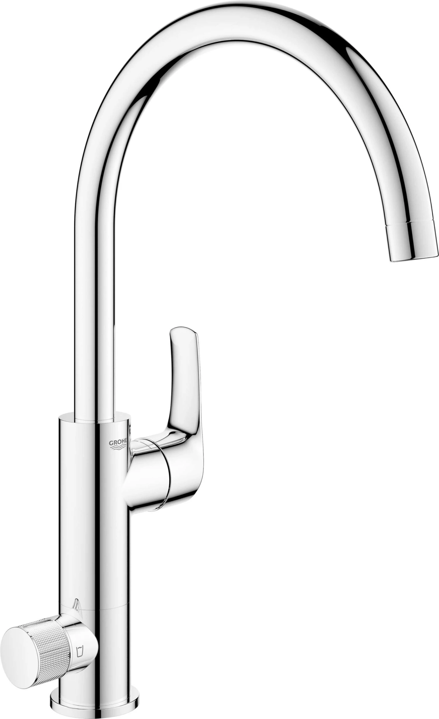 Grohe Blue Pure EuroSmart Küchenarmatur 31722000 C-Auslauf, Chrom, Mit Filterfunktion 2 Grohe Blue Pure EuroSmart Küchenarmatur 31722000 C-Auslauf, Chrom, Mit Filterfunktion – Bild 2