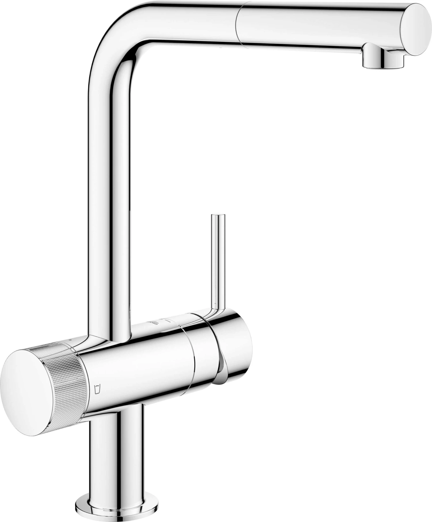 Grohe Blue Pure Minta Küchenarmatur 31721000 L-Auslauf, Chrom, Mit Filterfunktion 2 Grohe Blue Pure Minta Küchenarmatur 31721000 L-Auslauf, Chrom, Mit Filterfunktion – Bild 2