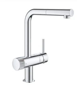 Grohe Blue Pure Minta Küchenarmatur 31721000 L-Auslauf, Chrom, Mit Filterfunktion