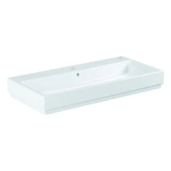 Grohe Cube Keramik Aufsatzwaschtisch 3947500H 100cm, 1 Hahnloch Mit Überlauf, Alpinweiß PureGuard -VIEGA Verkäufe Grohe Cube Keramik Aufsatzwaschtisch 3947500H 100cm 1 Hahnloch mit Ueberlauf alpinweiss PureGuard 2