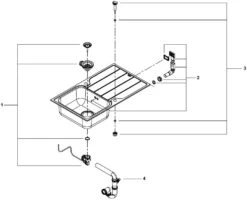 Grohe Einbauspüle-Set 31573SD1 86x50cm, 1 Becken, Mit Einhebel-Spültischarmatur, Edelstahl -VIEGA Verkäufe Grohe Einbauspuele Set 31573SD1 86x50cm 1 Becken mit Einhebel Spueltischarmatur Edelstahl 4