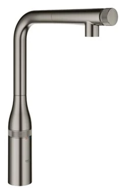 Grohe Essence Spültischmischer 31615AL0 Hard Graphite Gebürstet, Herausziehbare Brause