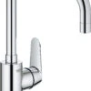 Grohe Eurodisc Cosmopolitan Spültisch-Einhebelmischer 32259003 Chrom, Schwenkbarer U-Auslauf, Innenliegende Wasserführung