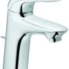 Grohe Eurostyle Waschtischarmatur 23709003 Chrom, Silkmove ES, Mittelstellung Kalt