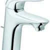 Grohe Eurostyle Waschtischarmatur 23710003 Chrom, S-Size, Mit Ablaufgarnitur, Niederdruck