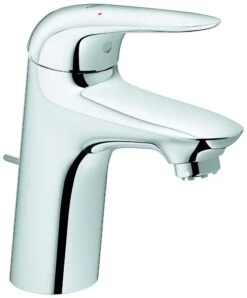 Grohe Eurostyle Waschtischarmatur 23710003 Chrom, S-Size, Mit Ablaufgarnitur, Niederdruck