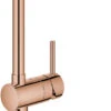 Grohe Minta Spültisch-Einhebelmischer 31375DA0 Warm Sunset, Schwenkbarer L-Auslauf