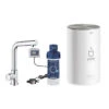 Grohe Red Mono Küchenarmatur 30339001 Chrom, M-Size, L-Auslauf, Mit Boiler