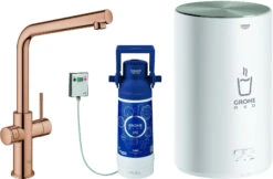 Grohe Red Spültisch-Einhebelmischer 30327DA1 Warm Sunset, M-Size, Mit Boiler