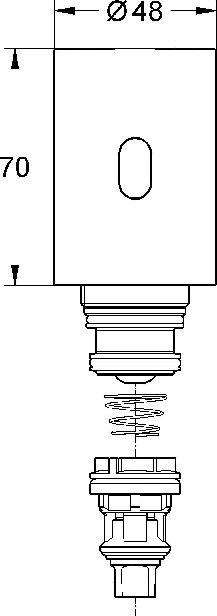 Grohe Tectron Umrüstelektronik 37428000 Chrom, Batteriebetrieb 2 Grohe Tectron Umrüstelektronik 37428000 Chrom, Batteriebetrieb – Bild 2
