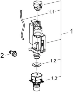 Grohe Umrüstset 38735000 Für Spülkasten 6 L Wandeinbau Ohne Abdeckplatte -VIEGA Verkäufe Grohe Umruestset 38735000 fuer Spuelkasten 6 l Wandeinbau ohne Abdeckplatte 2