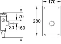 Grohe WC-Druckspüler 42902000 DN20 -VIEGA Verkäufe Grohe WC Druckspueler 42902000 DN20 1