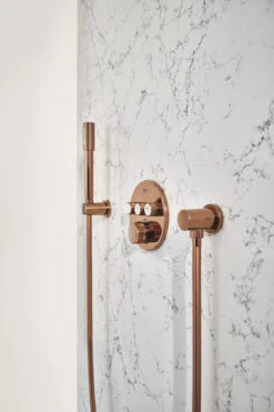 Grohe Wandanschlussbogen Rainshower 27057DA0 Warm Sunset, Runde Rosette, DN 15 AG -VIEGA Verkäufe Grohe Wandanschlussbogen Rainshower 27057DA0 warm sunset runde Rosette DN 15 AG 1