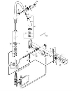 Grohe Zedra Spültischmischer 30219DC2 Supersteel, Herausziehbare Brause, Elektronisch, Batterie-Stromversorgung 5 Grohe Zedra Spültischmischer 30219DC2 Supersteel, Herausziehbare Brause, Elektronisch, Batterie-Stromversorgung -VIEGA Verkäufe Grohe Zedra Spueltischmischer 30219DC2 supersteel herausziehbare Brause elektronisch Batterie Stromversorgung 2