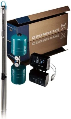 Grundfos Unterwasserpumpe 96524501 Mit 40 M Unterwasserkabel 3x 1,5 Qmm Flach