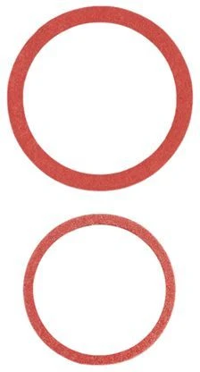 HAAS Fiber-Ring 7345 42x51x1,5mm, Rotbraun, Warm/kalt