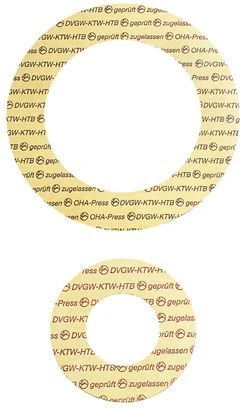 HAAS OHA-Press Flanschdichtung 8912 DN 200, PN 6, 200x258mm, Nach DIN 2631