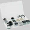 HAAS Oha Dichtungs-Sortiment 7307 125 Stück, 270x180x42mm, Für Kunststoff-/Metall-Siphons, Transparent