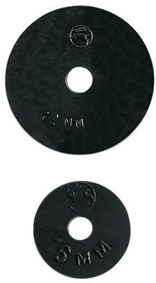 HAAS Oha Qualitäts-Wasserhahnscheibe 3536 36x7x5,5mm, Schwarz