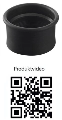 HAAS Rollfix-Verbinder 5143 DN 100, Für HT Und KG-Rohre, EPDM, Schwarz