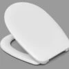 HARO Hamberger WC-Sitz Deltano 93A101D1302H Weiss, Edelstahl Scharniere