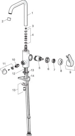 Hansa Hansapolo Küchenarmatur 51602293 Mit Mechanischen Geräteabsperrventil, Schwenkbar, Ausladung 203 Mm, Chrom -VIEGA Verkäufe Hansa Hansapolo Kuechenarmatur 51602293 mit mechanischen Geraeteabsperrventil schwenkbar Ausladung 203 mm chrom 2