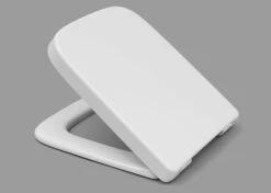 Haro WC-Sitz 531554 Weiß, Scharniere Edelstahl, Spreizdübel, Schlitzscheibe