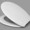 Haro WC-Sitz Lago 527649 Weiss, Edelstahl Scharniere