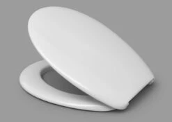 Haro WC-Sitz Lago 527649 Weiss, Edelstahl Scharniere