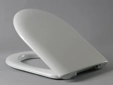 Haro WC-Sitz Stream 522037 Weiss, Edelstahl Scharniere, Take Off