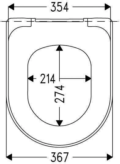 Haro WC-Sitz Wave Premium 531054 Pergamon, Edelstahl Scharniere, Softclose 2 Haro WC-Sitz Wave Premium 531054 Pergamon, Edelstahl Scharniere, Softclose – Bild 2