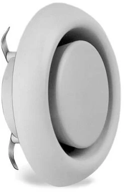 Helios Tellerventil KTVA 100, 0941 DN 100 Mm, Kunststoff, Für Abluft